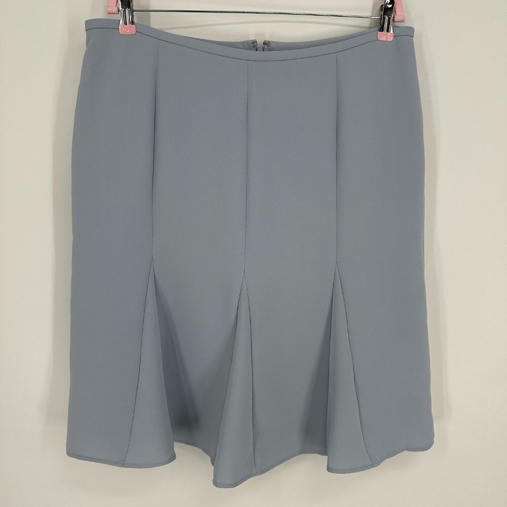 Talbots Soft Blue A-Line Skirt